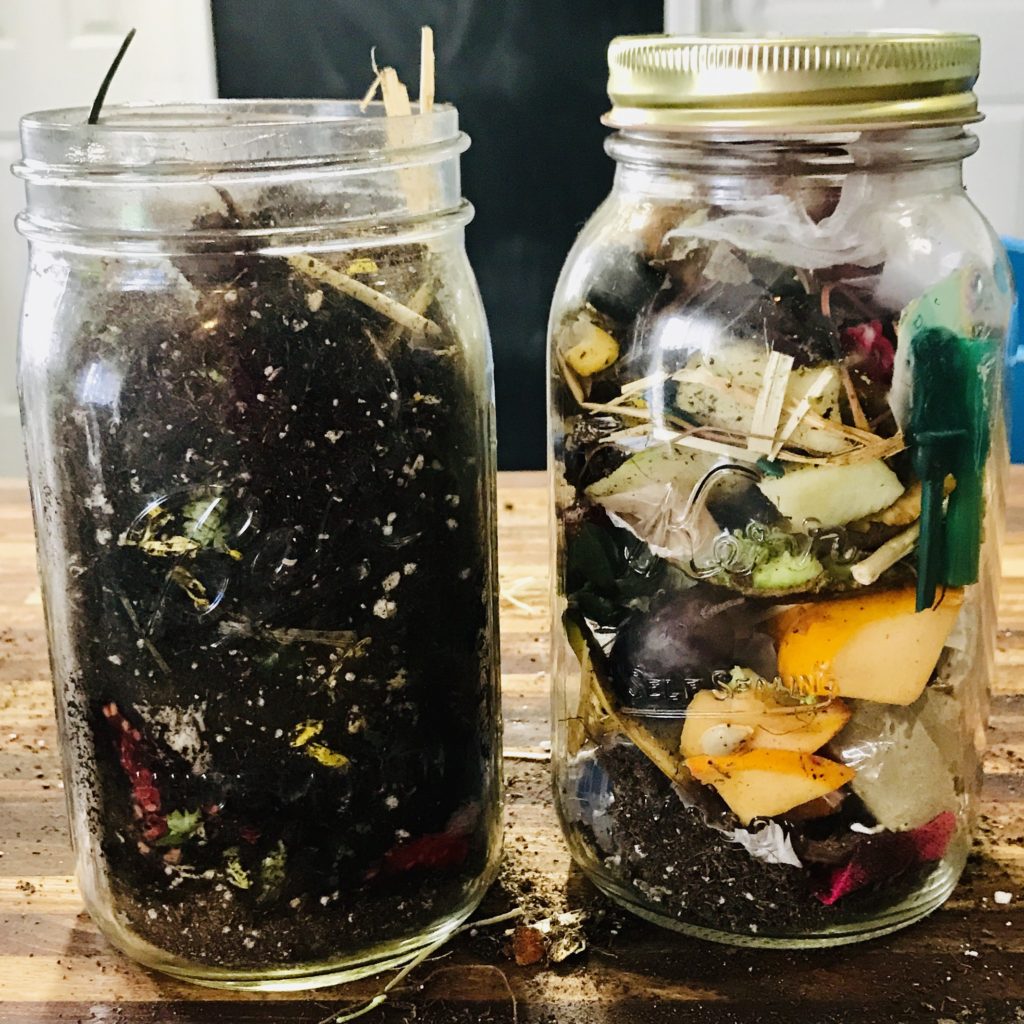 Kids Compost Jar Experiment - Helping Ninjas™